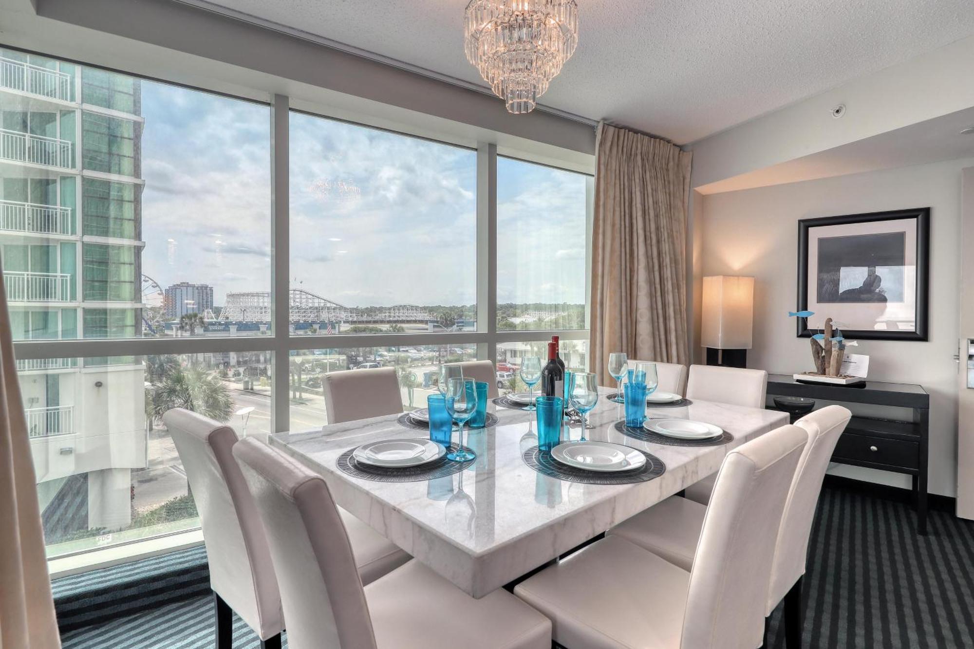 107 S Ocean Blvd, 0308 - Ocean Front Sleeps 6 Villa Myrtle Beach Exteriör bild