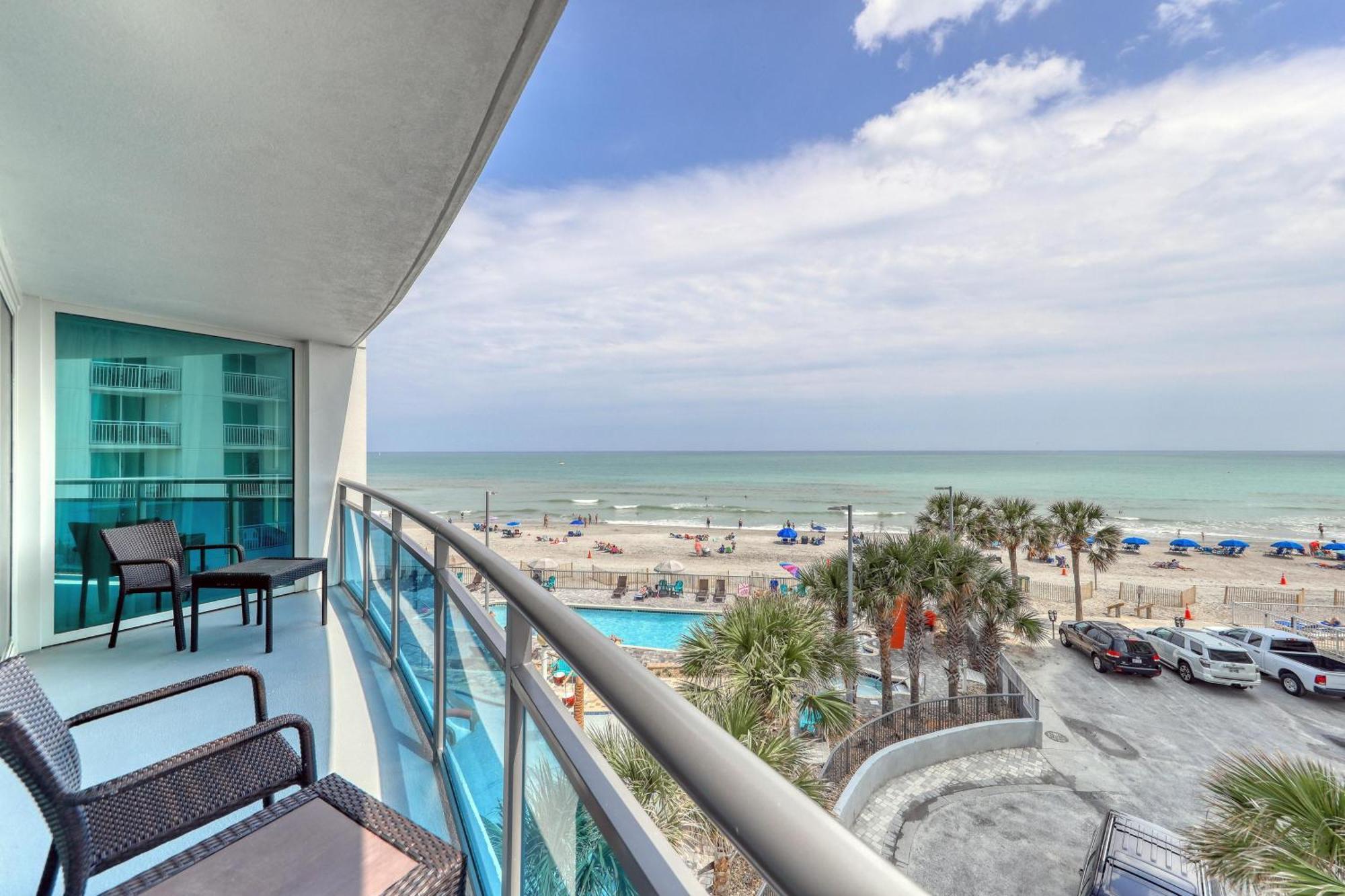 107 S Ocean Blvd, 0308 - Ocean Front Sleeps 6 Villa Myrtle Beach Exteriör bild