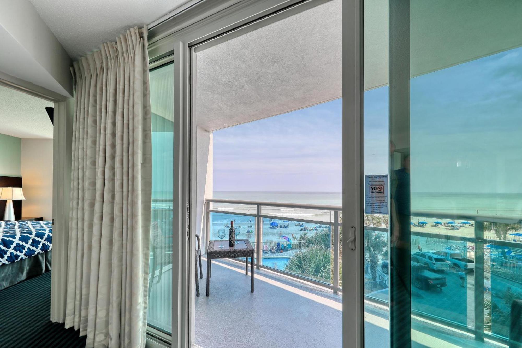 107 S Ocean Blvd, 0308 - Ocean Front Sleeps 6 Villa Myrtle Beach Exteriör bild