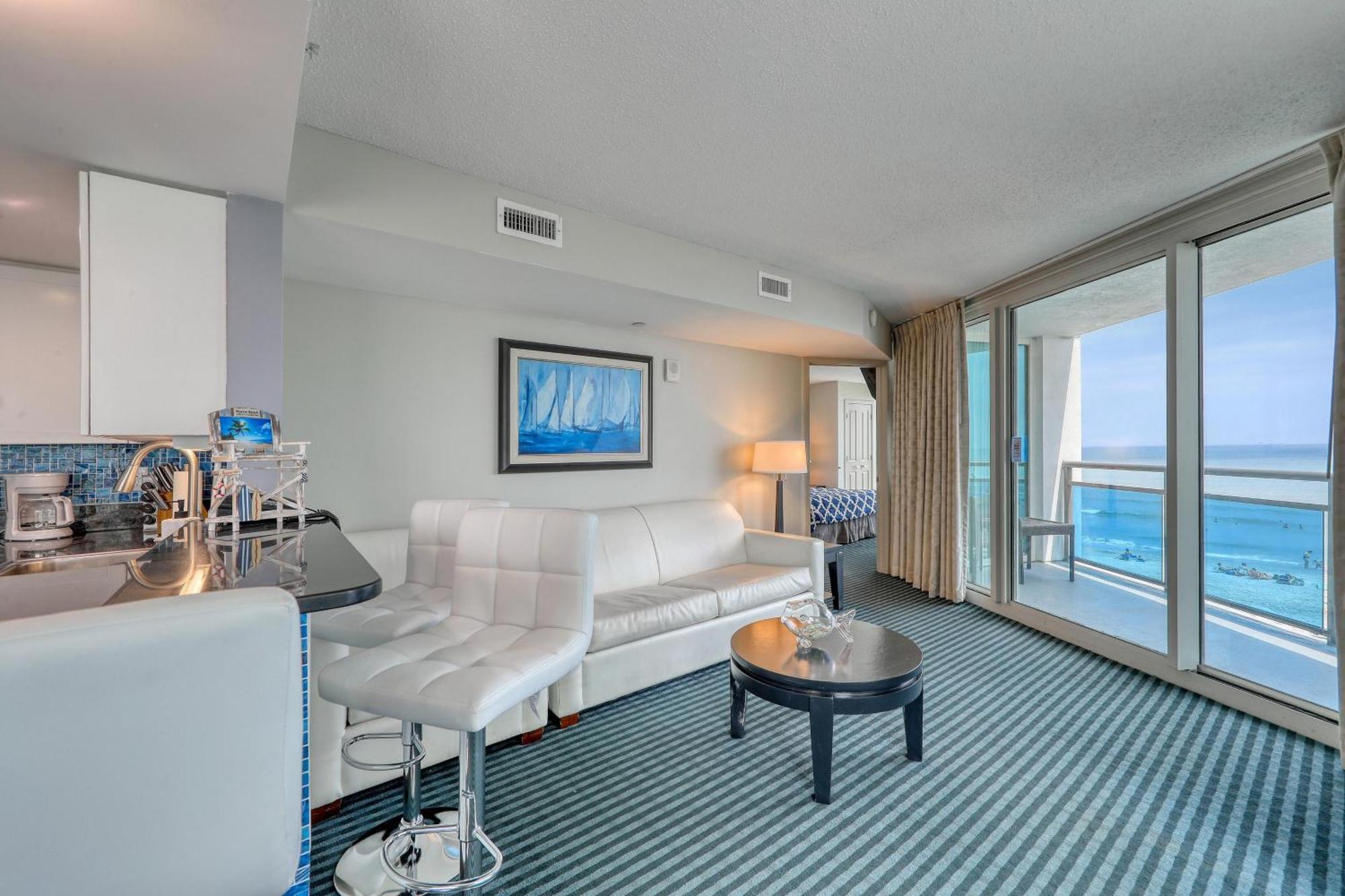 107 S Ocean Blvd, 0308 - Ocean Front Sleeps 6 Villa Myrtle Beach Exteriör bild